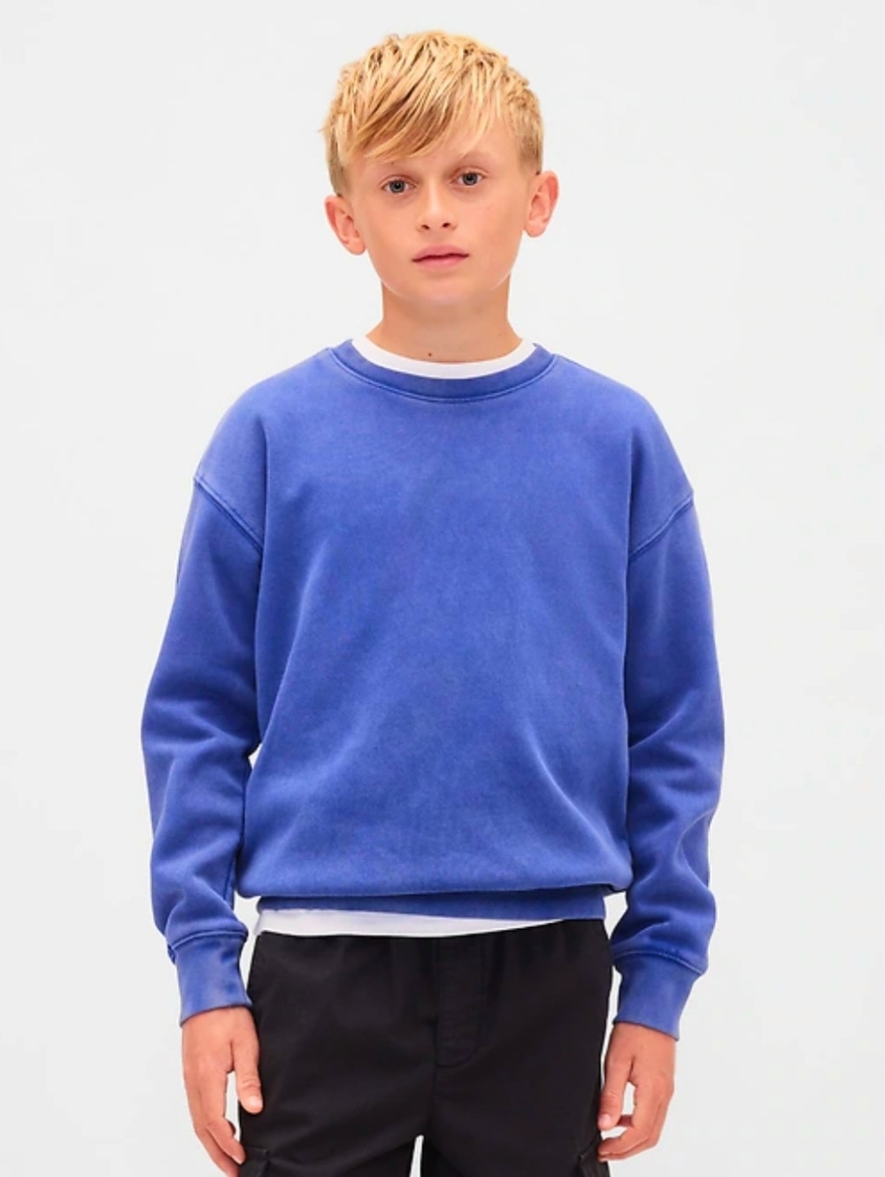 GAP VintageSoft Sweatshirt - Blue - Size XXL Youth Boys Girls Unisex -